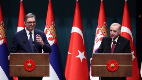 IZUZETNO PRODUKTIVNI RAZGOVORI U ANKARI Vučić: Razumemo politički i ekonomski značaj Turske koja je jedan od navažnijih partnera Srbije