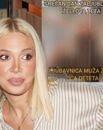 Љубавница мужа жене оца детета - срећан Дан заљубљених жели ова тета И Милица Тодоровић се смеје... (ФОТО)