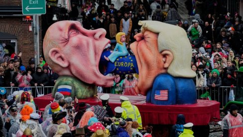 TRAMP I PUTIN “POJEDOŠE” EU: Karnevali po Nemačkoj “u znaku” dvojice predsednika