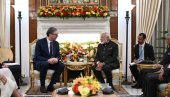 VUČIĆ SE SASTAO SA MODIJEM: Sastanak u rezidenciji indijskog premijera u NJu Delhiju