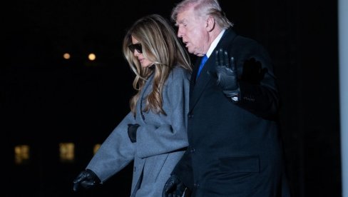 MELANIJA TRAMP OVAJ PUT ZAOBIŠLA ŠTIKLE I OBUKLA OVERSAJZ KAPUT: Prva dama Amerike ne ume da napravi grešku u stajlingu