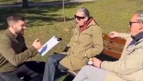 GOSPODO, JA BAŠ ČEKAM VAS: Gospođa sa završena dva državna fakulteta postavila blokadera na mesto (VIDEO)