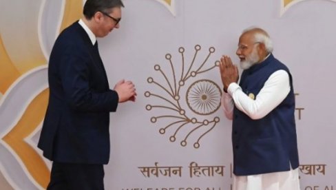 VUČIĆ NA SAMITU U INDIJI: Ova večera pravi je trenutak da razgovaramo o odgovornoj primeni novih tehnologija (FOTO)