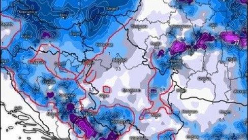 (MAPE) SUTRA SKORO 20 STEPENI, PA SNEG: Ekstremni obrti iz dana u dan