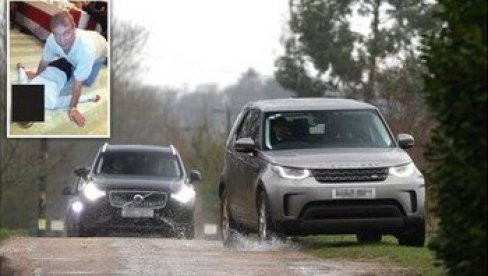 ПРВЕ СЛИКЕ ХАПШЕЊА ПРИНЦА ЕНДРУА: Погледајте како га полиција приводи на породичном имању (ФОТО)