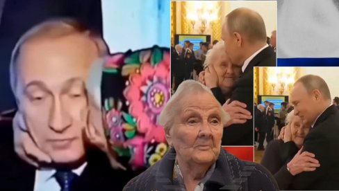 TO MOŽE SAMO ONA: Ko je tajanstvena baka? Grli i ljubi Putina pred svima kao da je malo dete (FOTO/VIDEO)