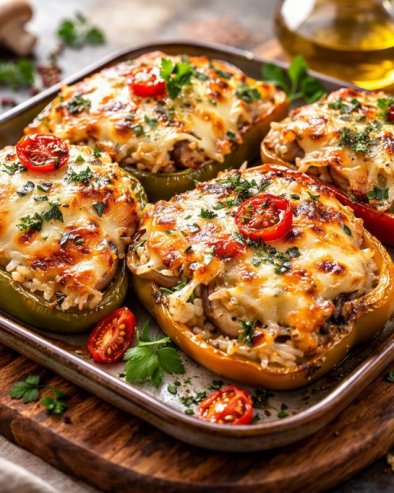 ПУЊЕНЕ ПАПРИКЕ СА ПИРИНЧЕМ И ПОВРЋЕМ: Лаган и укусан оброк за целу породицу