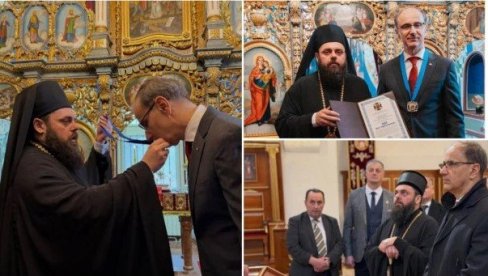 SNAŽNA PORUKA VLADIKE HERUVIMA IZ VUKOVARA ZA DAN DRŽAVNOSTI SRBIJE Dodelio orden premijeru Macutu, evo šta je poručio
