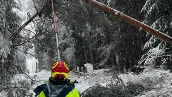 СНЕЖНИ ТАЛАС ПАРАЛИШЕ АУСТРИЈУ: Десетине хиљада домаћинстава без струје