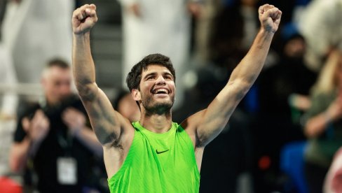 KAKVA DOMINACIJA KARLOSA ALKARAZA: Španac pokorio Dohu i osvojio drugu titulu u sezoni