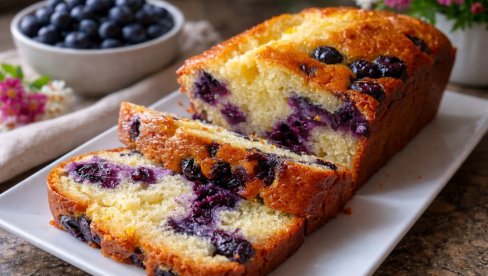 HLEB OD BOORVNICA, LIMUNA I SVEŽEG SIRA: Sočan i mirisan desert