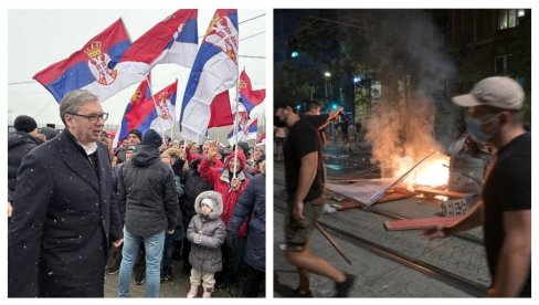 НЕЋЕ СЕ СМИРИТИ: Блокадери више не презају ни од чега - Стално позивају на ликвидацију председника (ФОТО/ВИДЕО)