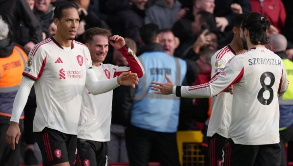 ЛУДА УТАКМИЦА У ПРЕМИЈЕР ЛИГИ: Ливерпул у невероватној завршници победио Нотингем Форест (ВИДЕО)