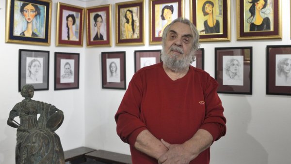 ЈОШ ТРАГАМ ЗА НОВИМ ИЗРАЗИМА: Александар Поповић Руски, о крсту као инспирацији, и другим причама, које је представио у Кући Ђуре Јакшића