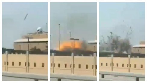 ИЗВРШЕН УДАР НА АМЕРИЧКУ БАЗУ У БАХРЕИНУ? Цивилима издато хитно наређење за евакуацију (ВИДЕО)