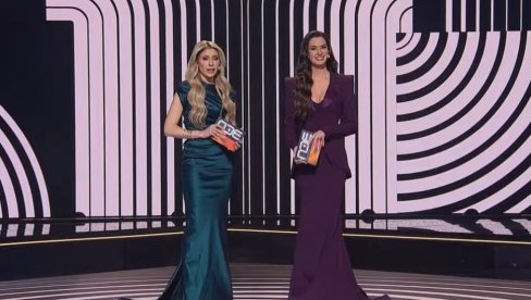 ELEGANCIJA VODITELJKI ZASENIMA SCENU PZE: Kosjerina i Kristina blistaju u bojama sezone
