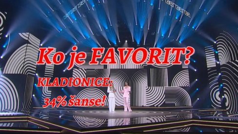 ФАВОРИТ ПЗЕ 2026: Ово је песма којој кладионице дају 34% шансе