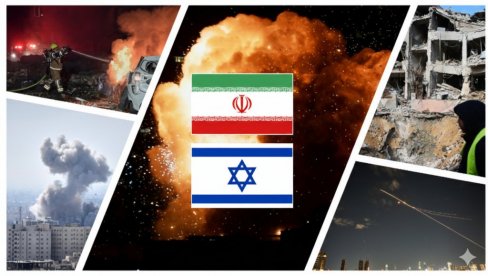 БУКТИ РАТ НА БЛИСКОМ ИСТОКУ: ИДФ - Извршени напади на више од 10 пунктова иранске парамилитарне формације Басиџ (ВИДЕО)