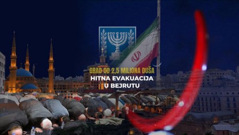 HITNA EVAKUACIJA U BEJRUTU: Drama u gradu od 2,5 miliona duša - preti im smrt od prijateljske vatre Izraela