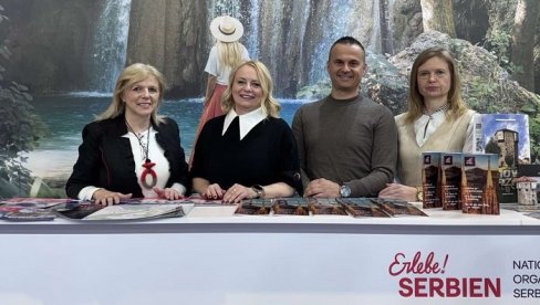 VRŠAC PREDSTAVLJEN U BERLINU: Turistička organizacija nastupa na štandu Srbije na međunarodnom sajmu