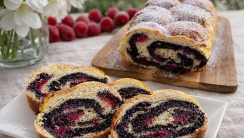 ШТРУДЛА СА МАКОМ И МАЛИНАМА: Стара посластица у новом руху