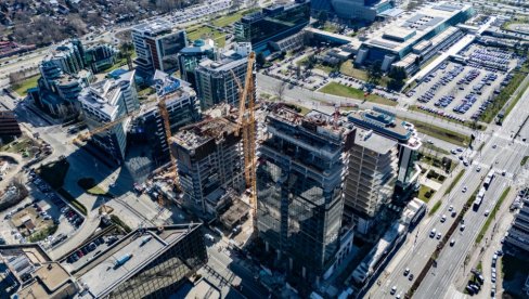 DELTA DISTRICT SVE BRŽE NAPREDUJE: InterContinental stigao do 21. sprata, gradi se panoramski bazen na krovu