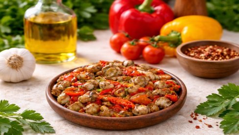 ШАМПИЊОНИ СА ПОВРЋЕМ: Брзо и укусно посно јело