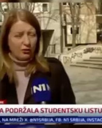 БЛАМАЖА У ПРОГРАМУ УЖИВО: Н1 не може да пронађе студенте иза студентске листе (ВИДЕО)