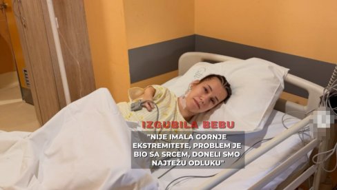 Devojka sa krilima izgubila bebu: Problem sa srcem, nije imala gornje ekstremitete - lekari nam pomogli da donesemo najtežu odluku