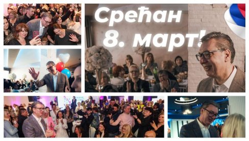 DRŽAVU NIKAD NE BISMO SAČUVALI DA NIJE BILO ŽENA Vučić sa damama za 8. mart - One su izdržale najteži teror (FOTO)