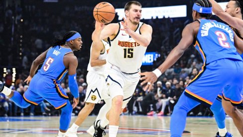 NBA LIGA JE NA OVO ČEKALA 65 GODINA! Kakva ludnica u Oklahomi, Denver pao posle nezapamćene drame, a Nikola Jokić (VIDEO)