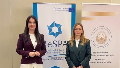 VIZIJA KOJA MENJA SVE! Marina Dražić u centru pažnje u Skoplju: Srpski službenici spremni za Evropu, evo kako izgleda moderna država