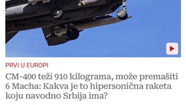 СУПЕРИОРНОСТ СРБИЈЕ У ВАЗДУХУ ГЛАВНА ТЕМА У ЦЕЛОЈ ХРВАТСКОЈ! Вучић је набавио оно о чему цела Европа може само да сања (ВИДЕО)