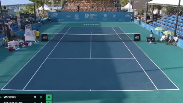 СКАНДАЛ ТРЕСЕ ТЕНИСКИ СВЕТ: Дамир Џумхур хтео да се бије! Прштале претње на терену, судија спречила општи карамбол!