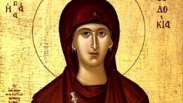 СЛАВИМО ПРЕПОДОБНУ МУЧЕНИЦУ ЕВДОКИЈУ: Жене обавезно морају да испоштују једну ствар зарад мира у кући