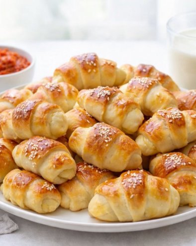 МЕКАНЕ КИФЛИЦЕ СА СИРОМ: Уживање за све укусе