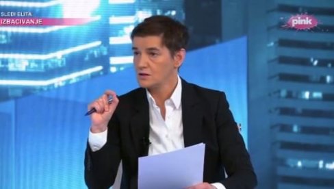 ДА СУ ОСТАЛИ ПОСЛЕ 2012. ГОДИНЕ, СРБИЈЕ НЕ БИ БИЛО Брнабић: Блокадери се боре за стратешке интересе Хрватске (ВИДЕО)