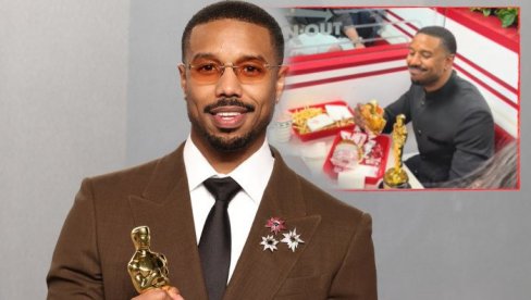 DOBIO OSKARA ZA NAJBOLJEG GLUMCA, PA OTIŠAO NA PLJESKAVICU: Posle glamurozne večeri završio u restoranu brze hrane (VIDEO)