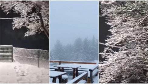 NEVEROVATNI PRIZORI: Sneg zabeleo u sred marta širom Srbije - Sve je počelo da cveta, kad ono... (VIDEO)