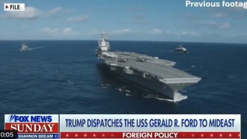 АМЕРИЧКА ПЛУТАЈУЋА ТВРЂАВА СЕ РАСПАДА: Највећи носач авиона хитно напушта Блиски исток, 600 морнара спава на поду (ВИДЕО)