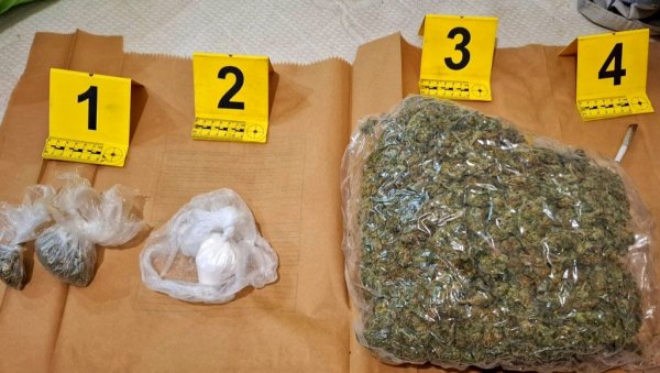 ПАО ДИЛЕР НА ПАЛИЛУЛИ: Заплењено килограм марихуане и кокаин
