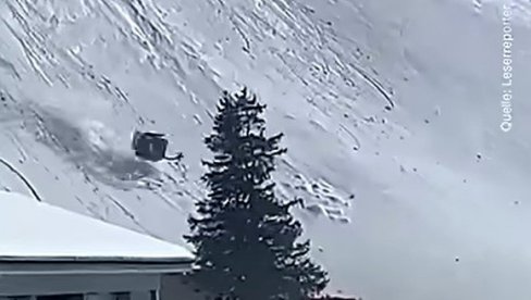 ЈАК ВЕТАР СРУШИО ГОНДОЛУ: Драма на скијалишту, акција спасавања у току (ВИДЕО)