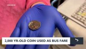 AUTOBUSKA KARTA PLAĆENA NOVČIĆEM IZ 1. VEKA PRE NOVE ERE: Unuk čuvao poklon od deke više od 70 godina (VIDEO)