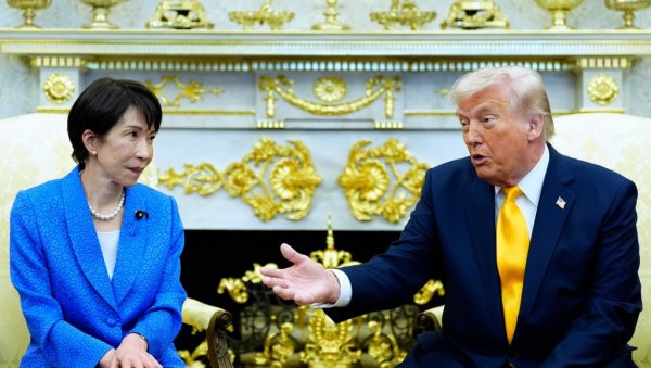 НЕПРИЈАТНА СИТУАЦИЈА У БЕЛОЈ КУЋИ: Трампу језик бржи од памети - Поменуо напад на Перл Харбор пред јапанском премијерком (ВИДЕО)