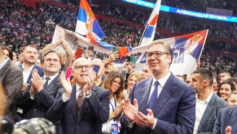 ВЕЛИКИ СКУП СРПСКЕ НАПРЕДНЕ СТРАНКЕ ДАНАС У БЕОГРАДСКОЈ АРЕНИ: Промоција кандидата и плана до 2035. године