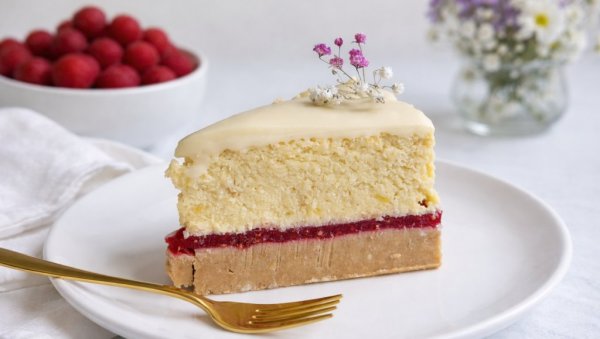 ПОСНА ТОРТА СА МАЛИНАМА:  Спрема се једноставно, а резултат је десерт који ће сигурно нестати у трену