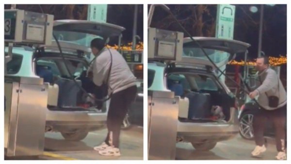 ПАНИКА У ХРВАТСКОЈ! Људи носе кантице на пумпе, цена горива дивља, почела и несташица