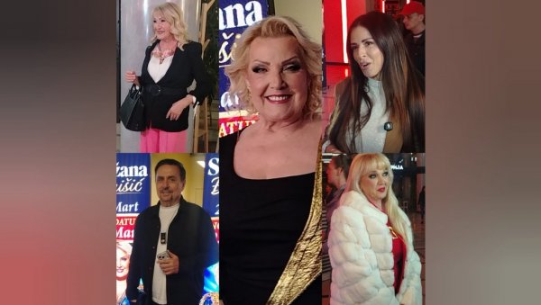 ЦЕЛА ЕСТРАДА КОД СНЕЖАНЕ ЂУРИШИЋ: Колеге дошле да уживају на концерту звезде народне музике (ФОТО)