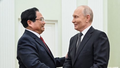 ВИЈЕТНАМ ЈЕ БИО И ОСТАЈЕ НАШ ПОУЗДАН ПАРТНЕР: Путин на састанку са Мин Чином у Москви
