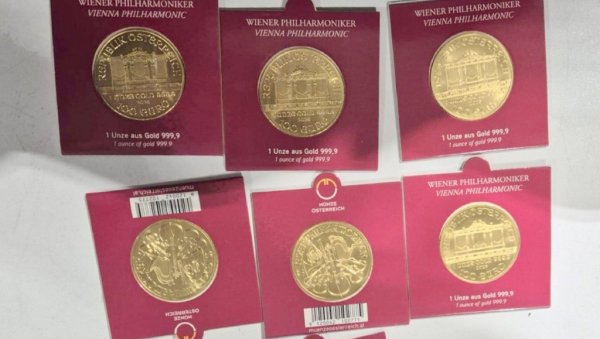 У ПРТЉАГУ ЗЛАТНИЦИ БЕЧКЕ ФИЛХАРМОНИЈЕ: На Батровцима заплењено инвестиционо злато вредно три милиона динара